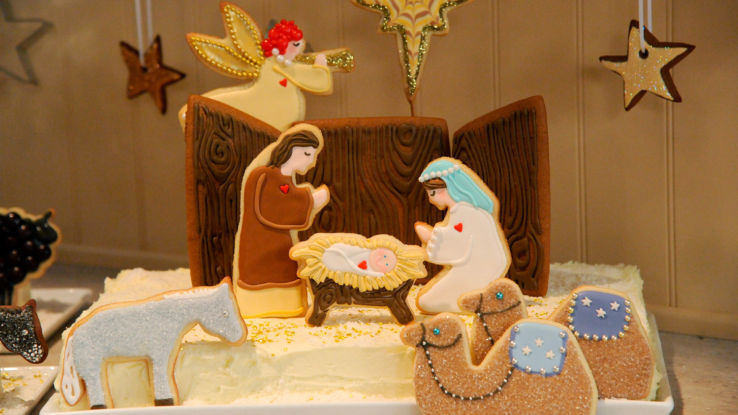 Gingerbread Nativity Creche Gingerbread Nativity Creche