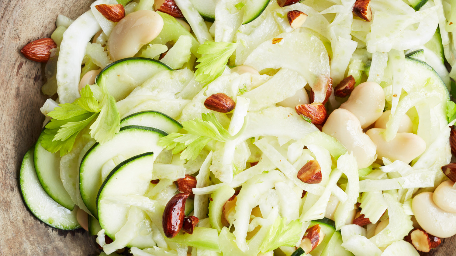 Shaved Fennel, Zucchini, and Celery Salad