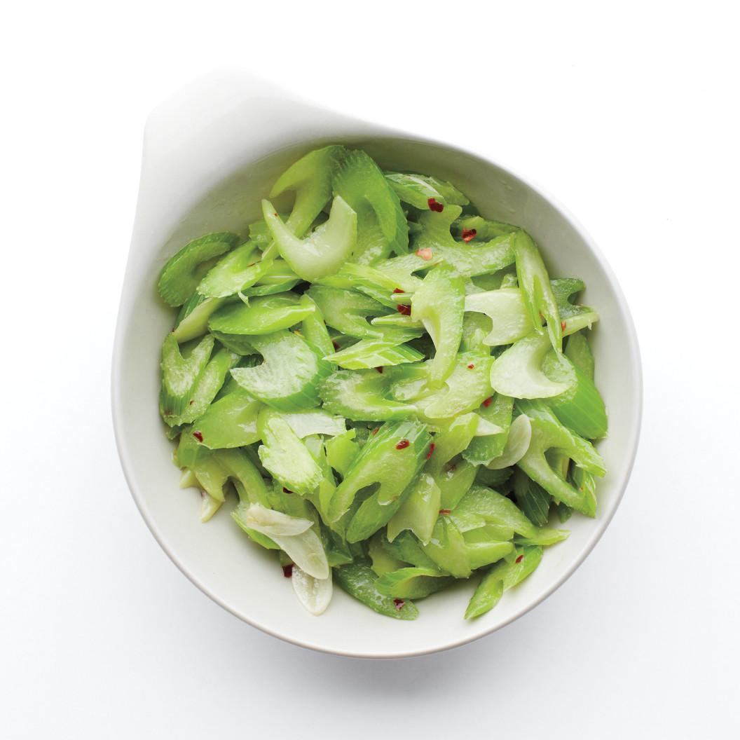 Spicy Sauteed Celery