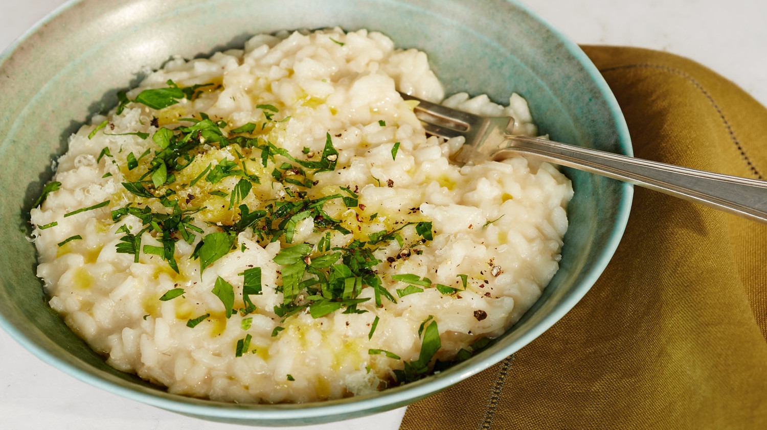 lemon and parsley risotto