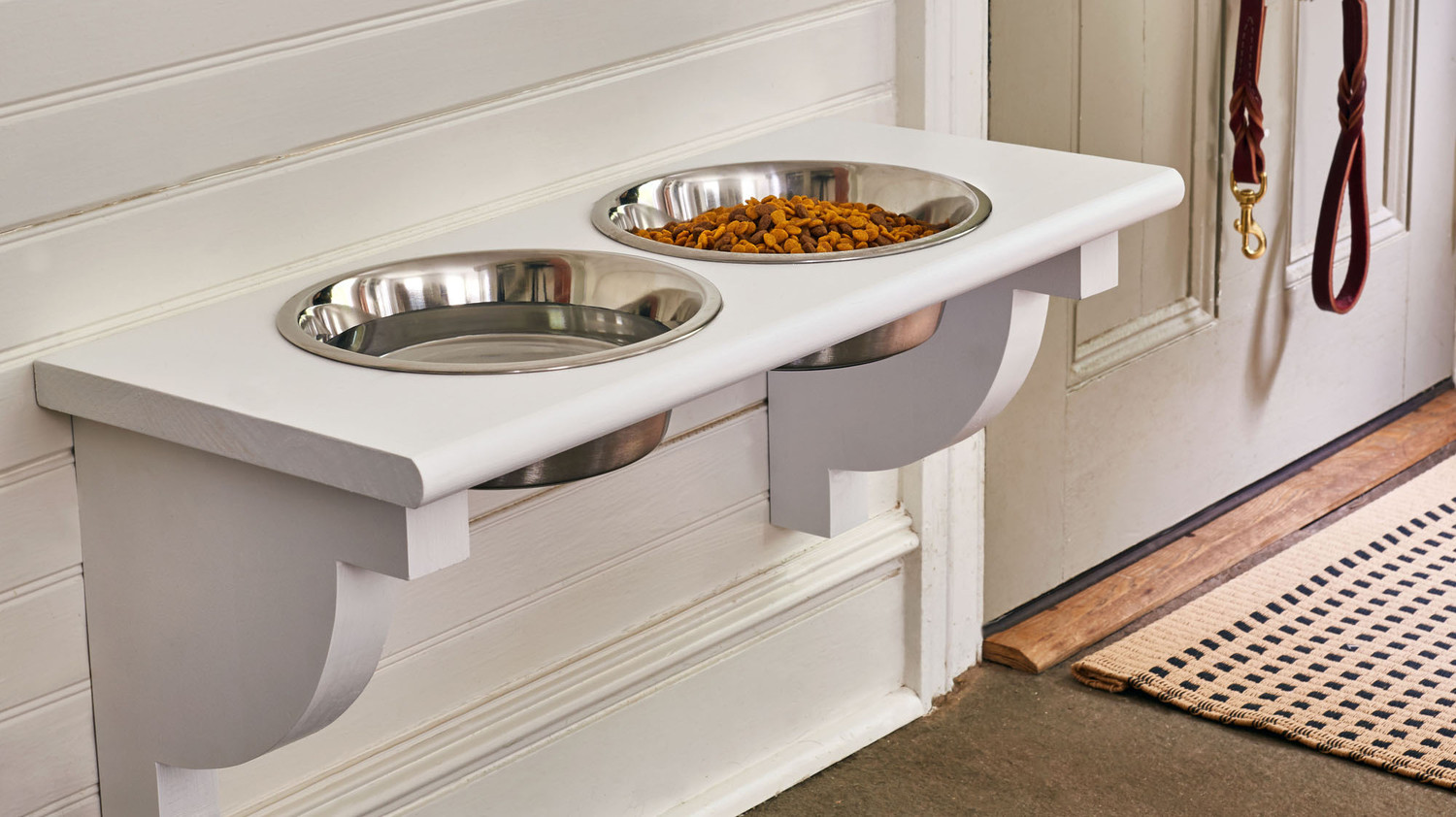 Elevated Dog Feeding Station Martha Stewart