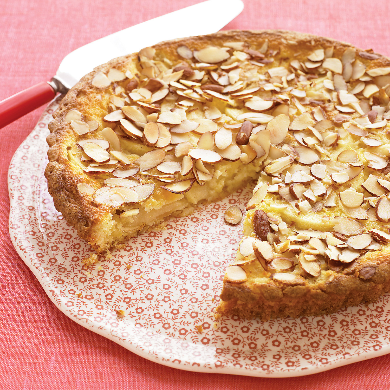 Apple and Almond Custard Tart