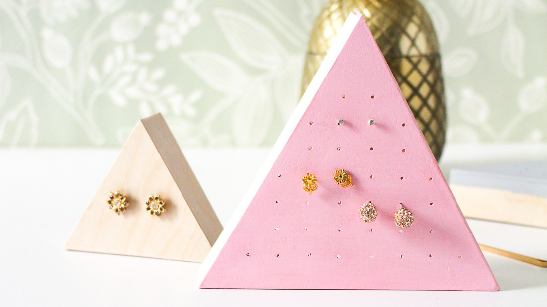 Wooden Stud Earring Holders Martha Stewart