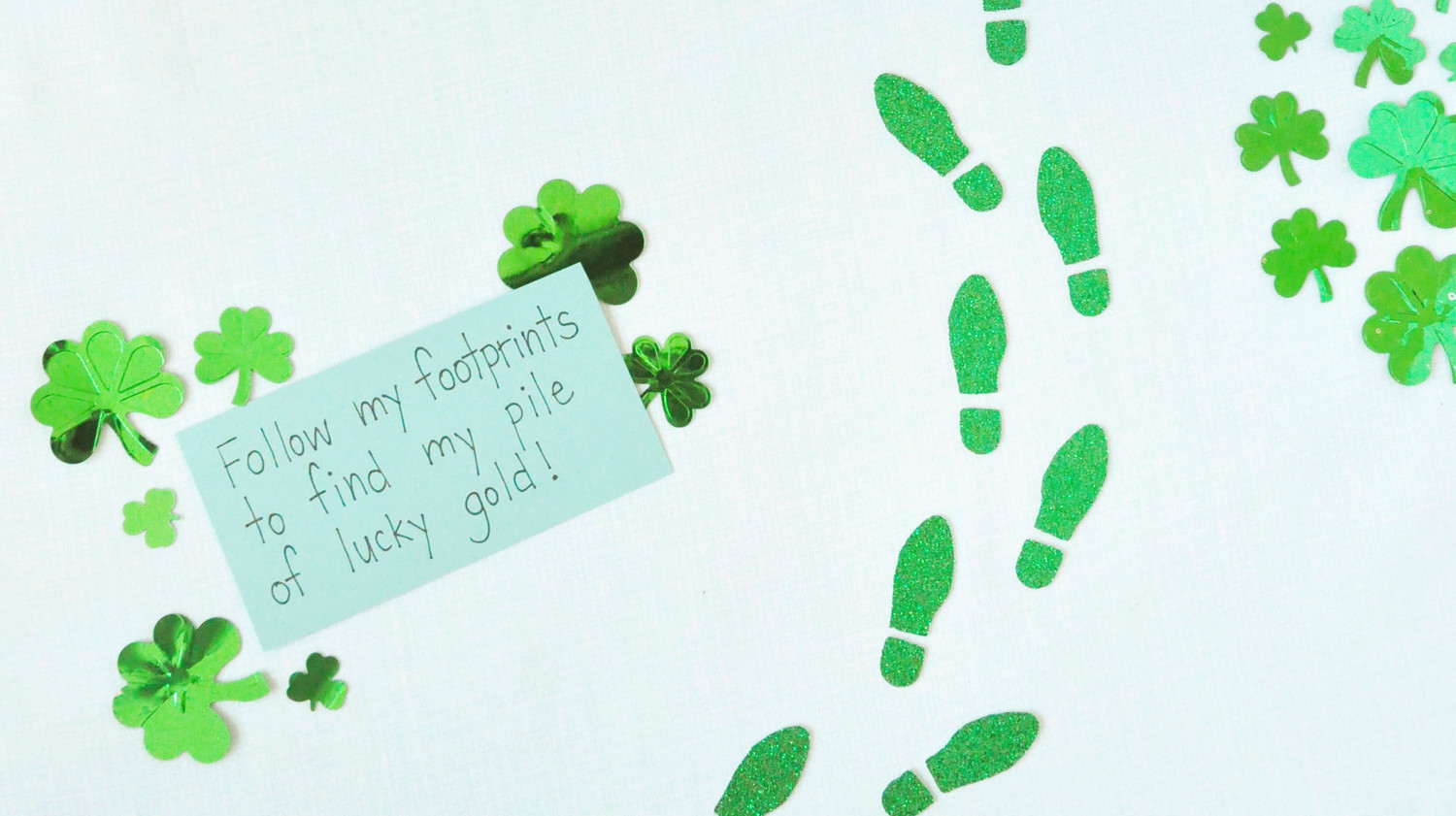 Follow The Leprechaun Trail Printable Craft Martha Stewart Follow The Leprechaun Trail Printable Craft Martha Stewart