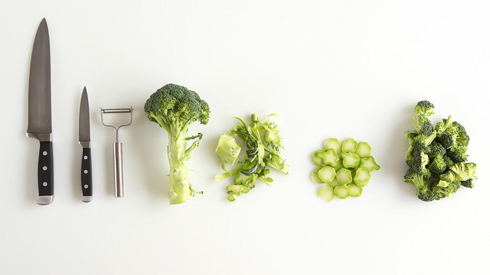 how to cut broccoli into florets how to cut broccoli into florets