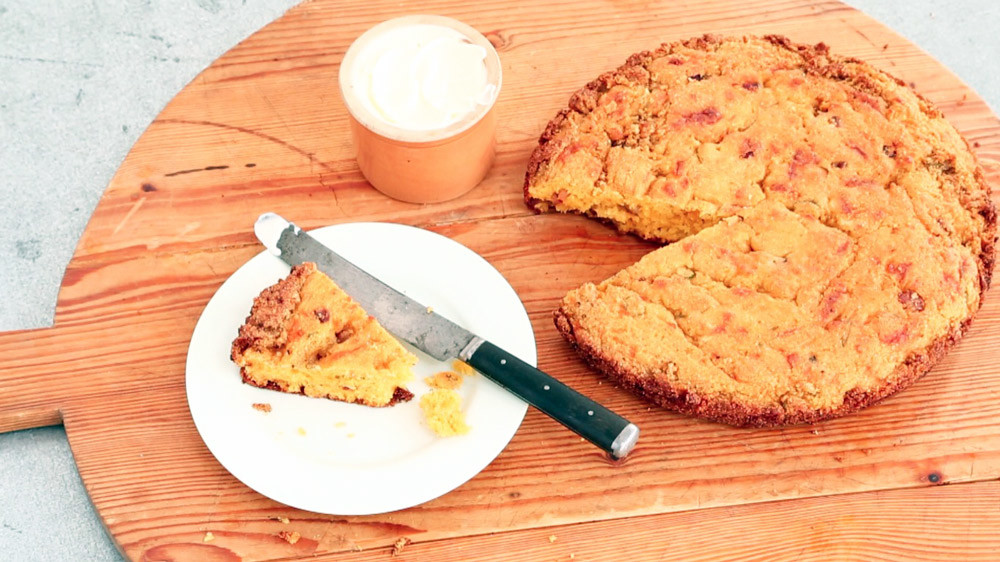 Video Emeril's BaconCheddar Cornbread Martha Stewart