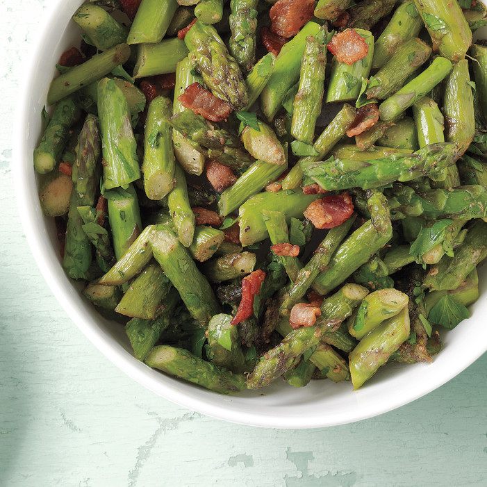 Sauteed Asparagus with Bacon