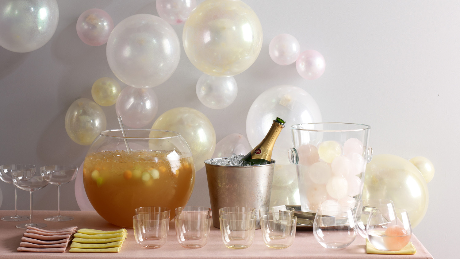 bubble themed cocktail party martha stewart invitation kids