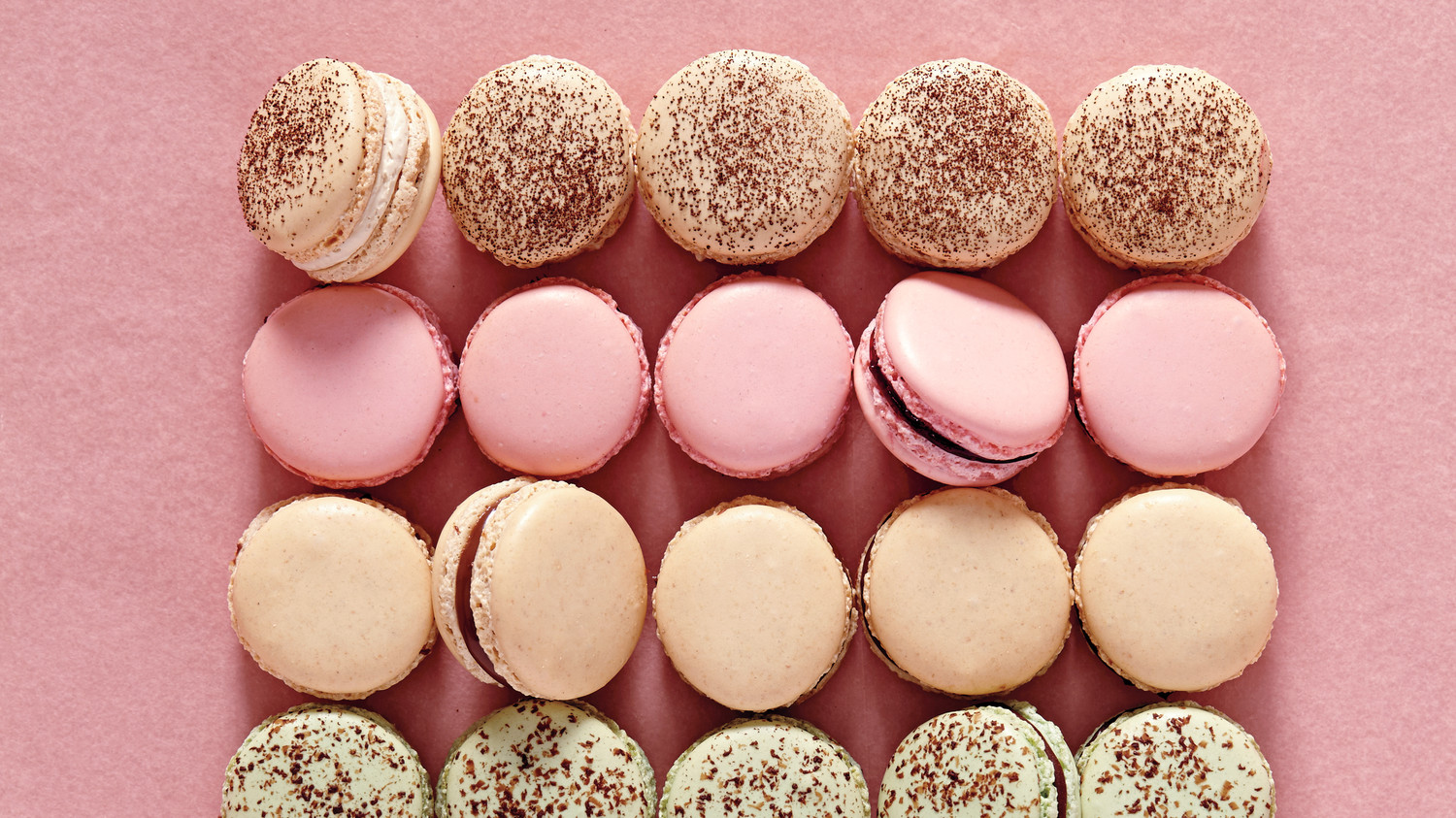 basic french macarons
