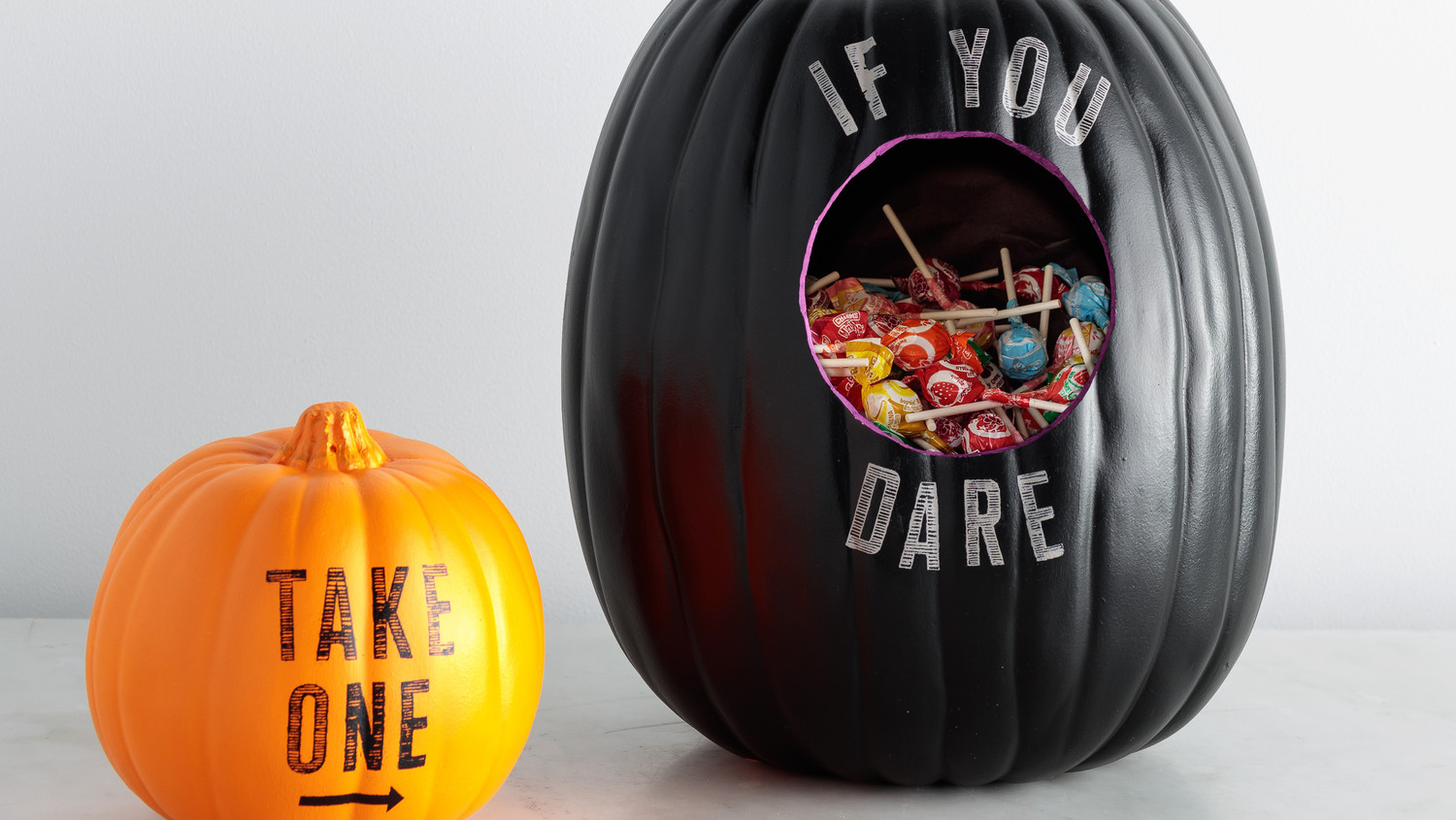 Halloween Candy Bowl Pumpkins