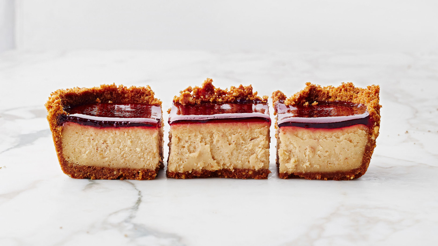 Christmas Peanut Butter and Jelly Cheese Cake Recipe