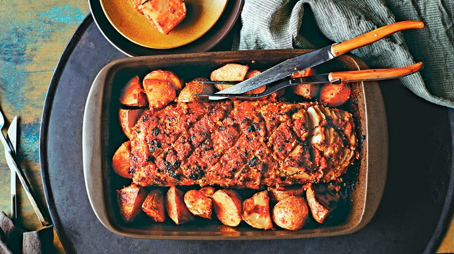 Roasted Portuguese Pork Loin With Homemade Pimenta Moida