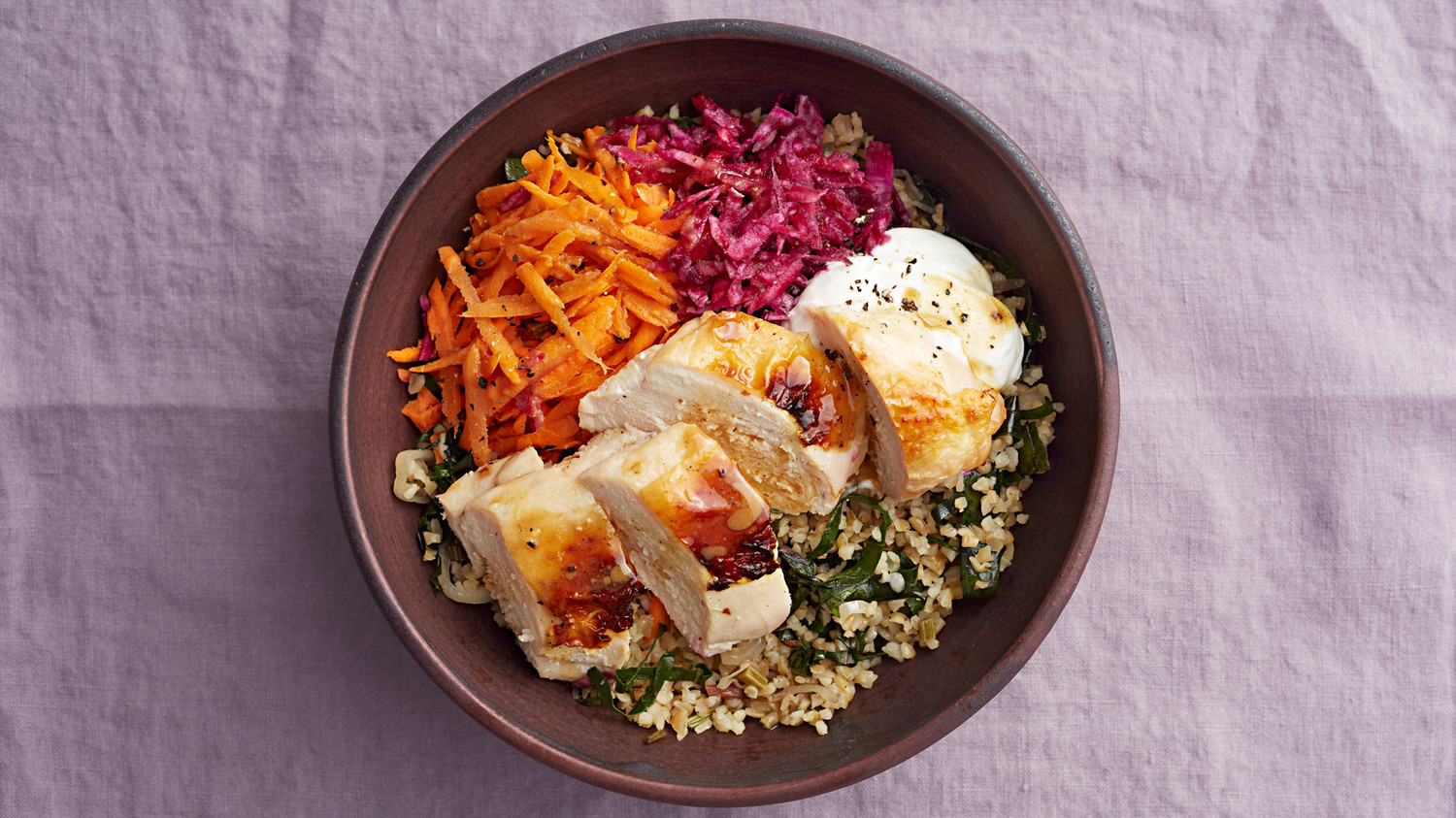 Roast-Chicken Grain Bowl