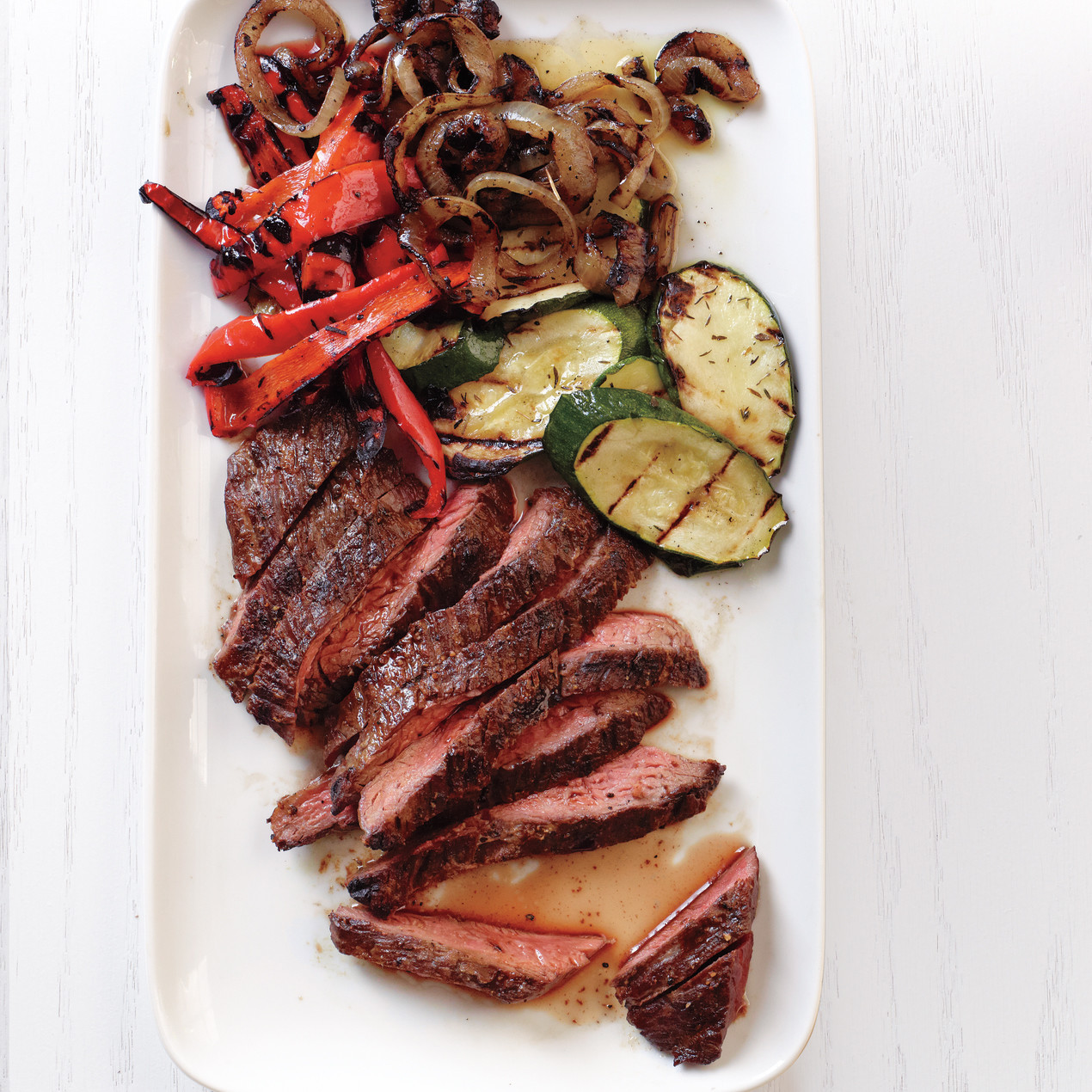 Grilled Steak and Vegetables