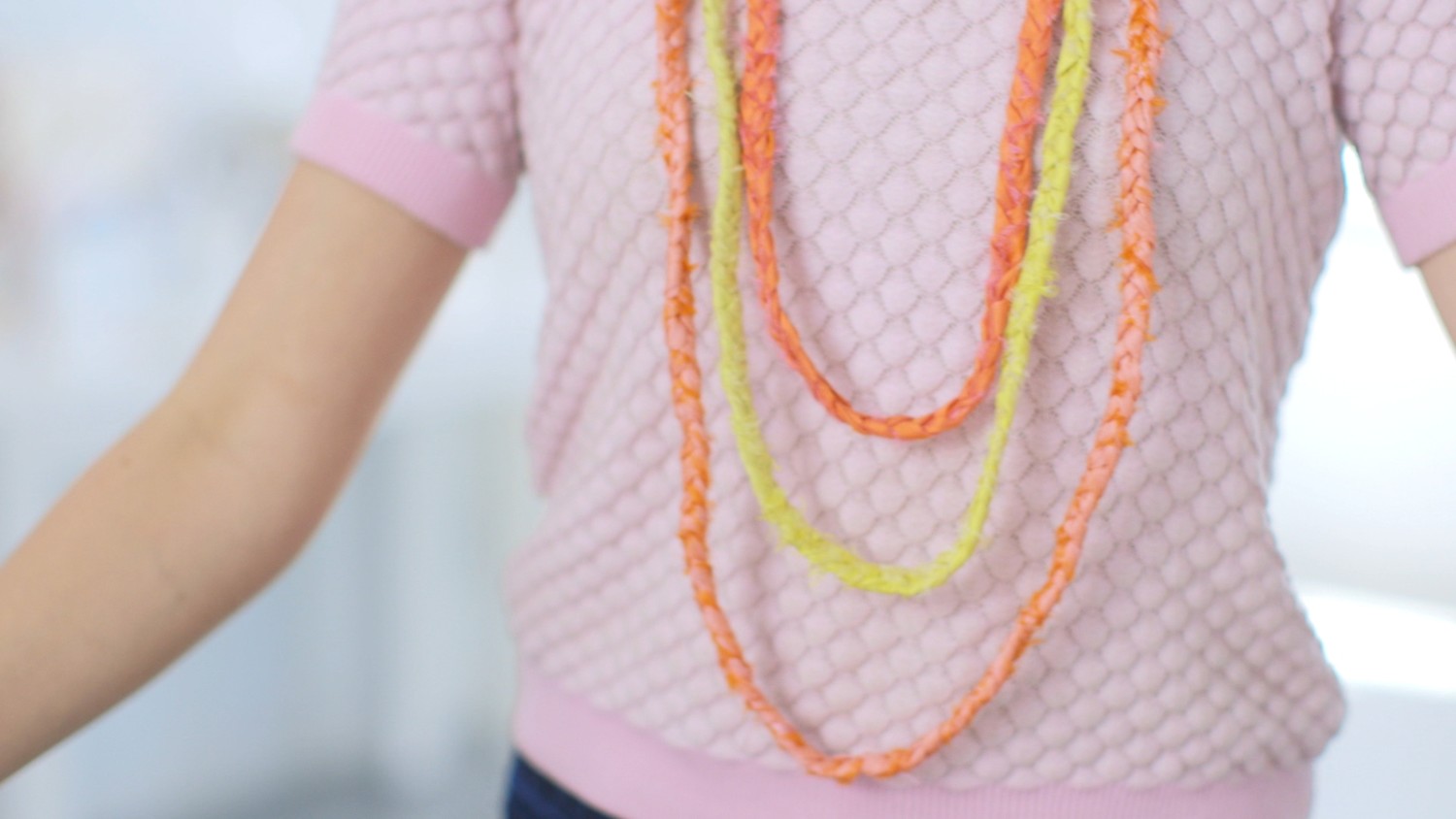 Video Lightweight Braided Silk Necklaces Martha Stewart