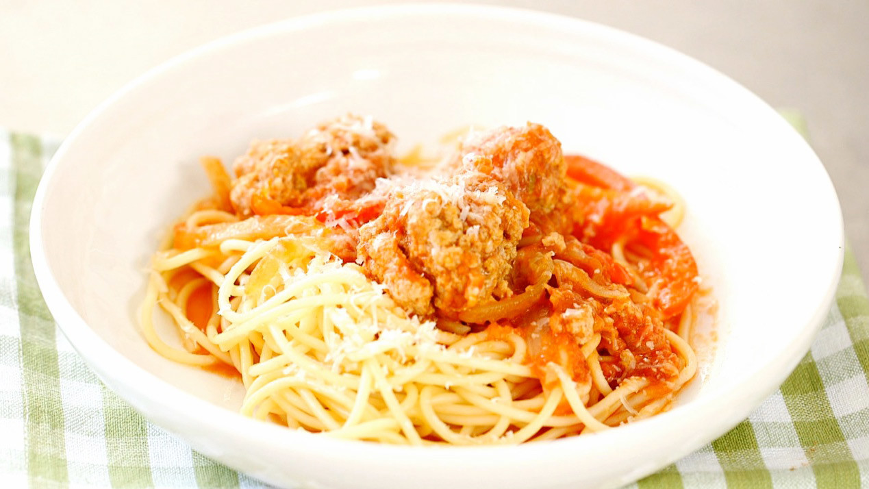 Video Spicy Sausage and Pepper Meatballs Martha Stewart