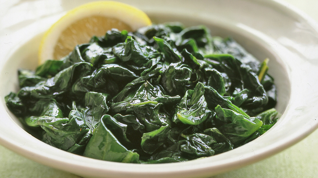 steamed spinach with lemon steamed spinach with lemon
