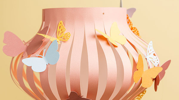 Martha Stewart Cricut® Paper Butterfly Lantern | Martha Stewart