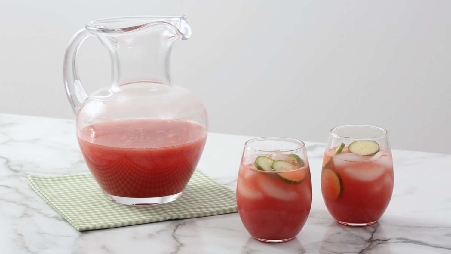 Video Easy Watermelon Cucumber Cooler Martha Stewart