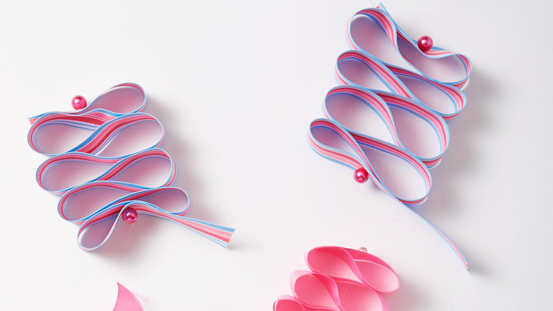 Ribbon Candy Ornaments Martha Stewart