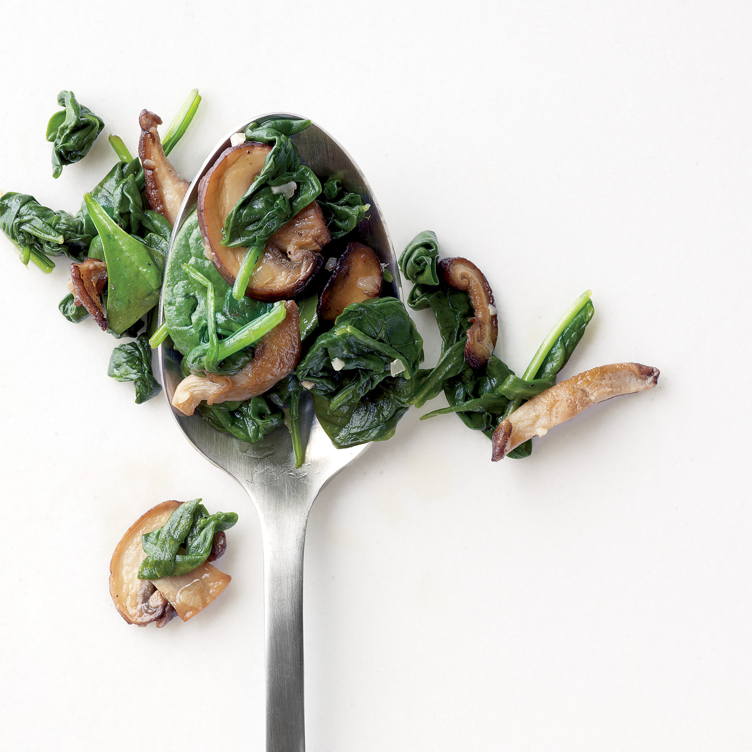 Sauteed Spinach and Mushrooms
