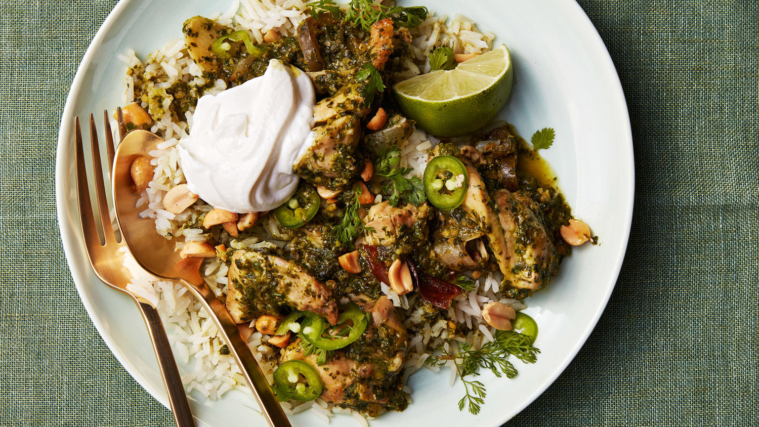 SlowCooker CilantroChutney Chicken