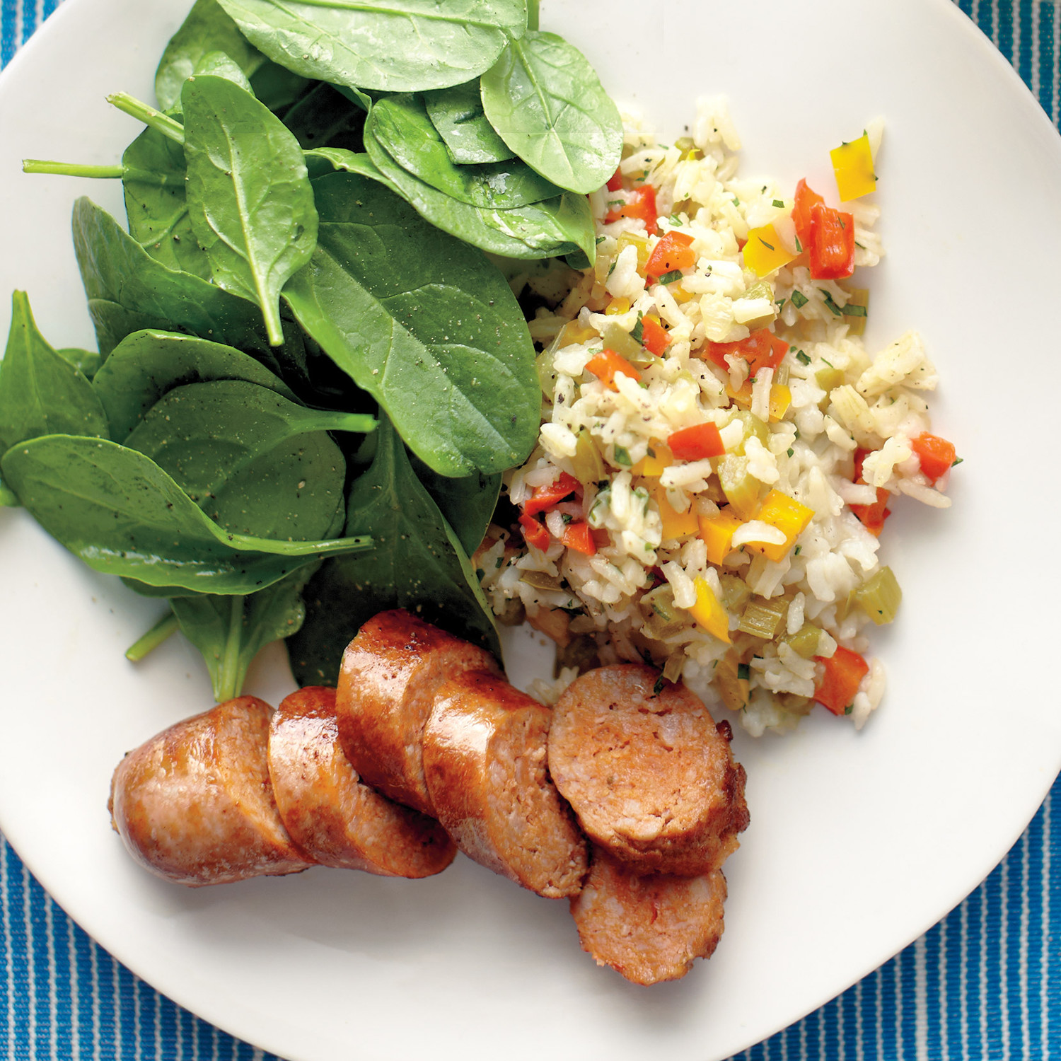 SweetPepper Rice with Sausage
