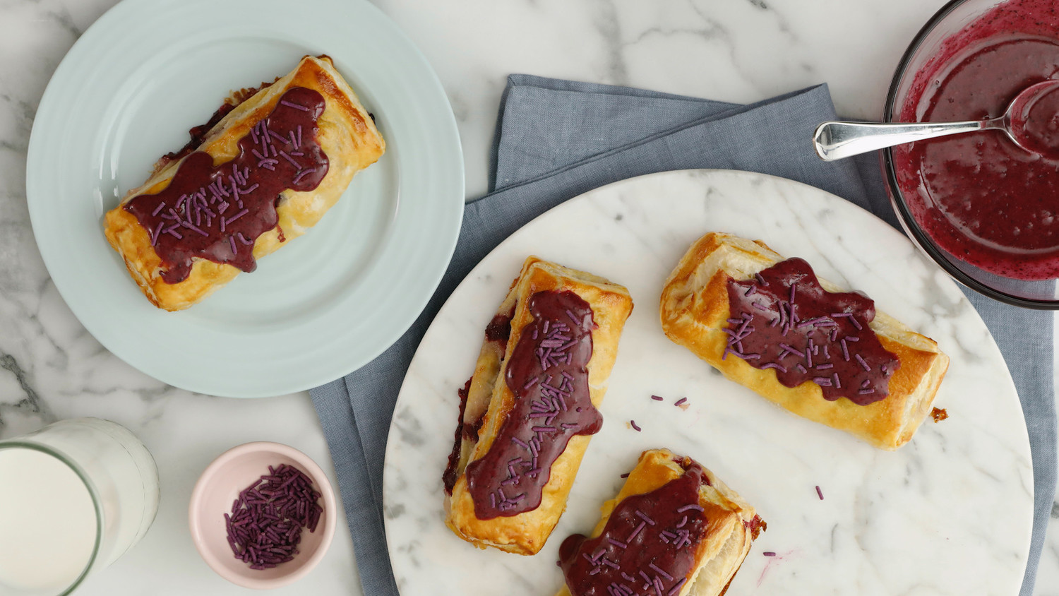 Video Watch Blueberry Toaster Pastries Martha Stewart