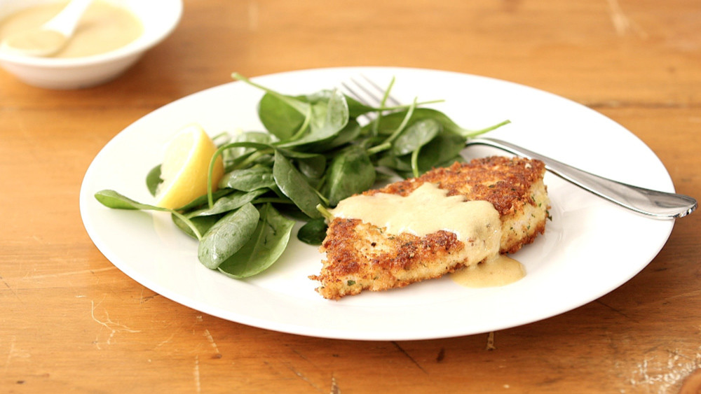 Video Parmesan and Parsley Crusted Chicken Martha Stewart
