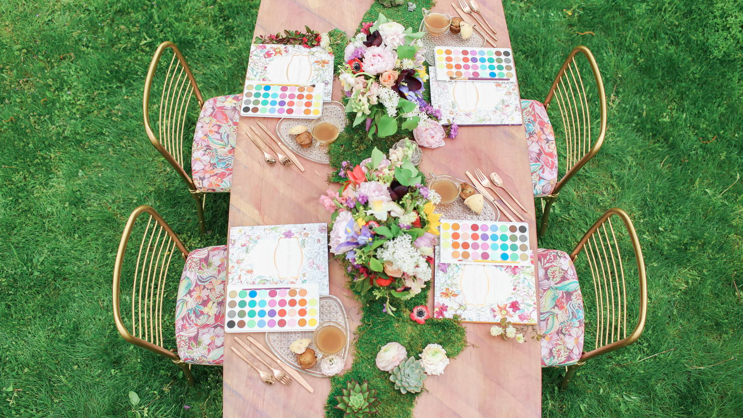 watercolor paint party in