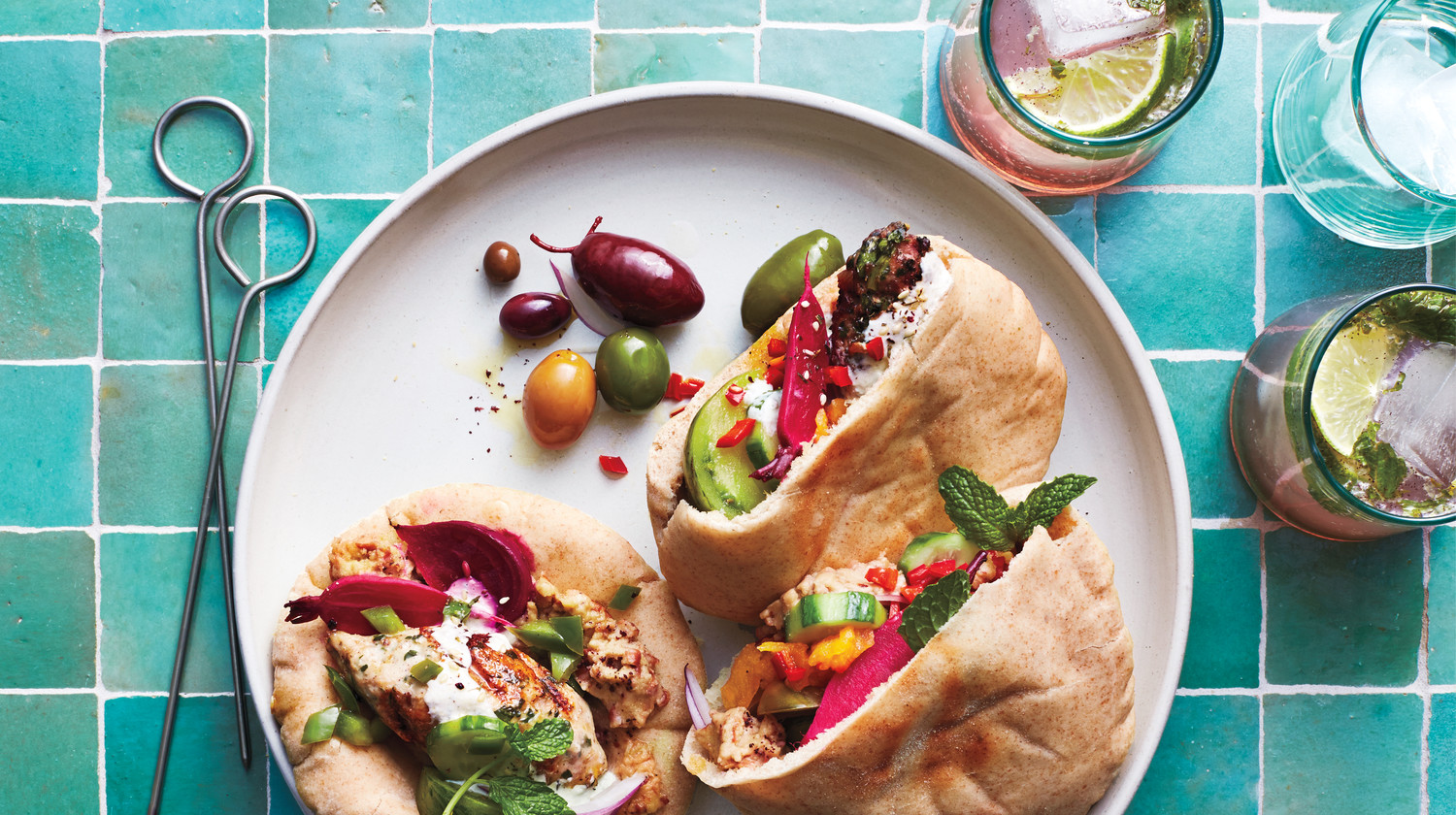 Pita Party Recipes Meze Style Martha Stewart