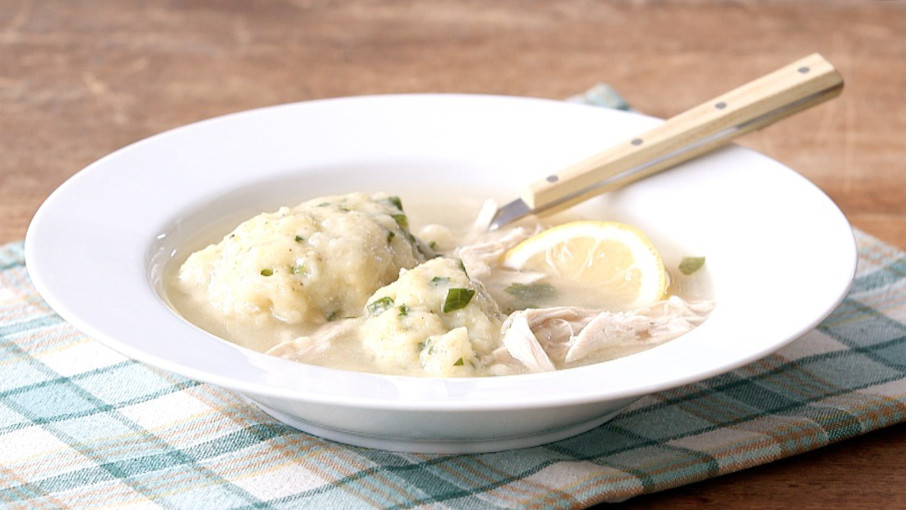 Video DownHome Chicken Soup with Dumplings Martha Stewart