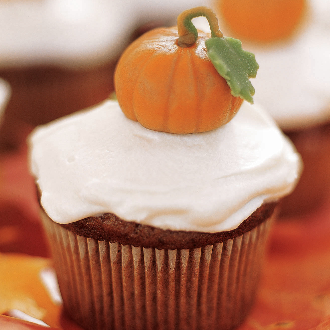 Pumpkin Cupcakes Recipe | Martha Stewart