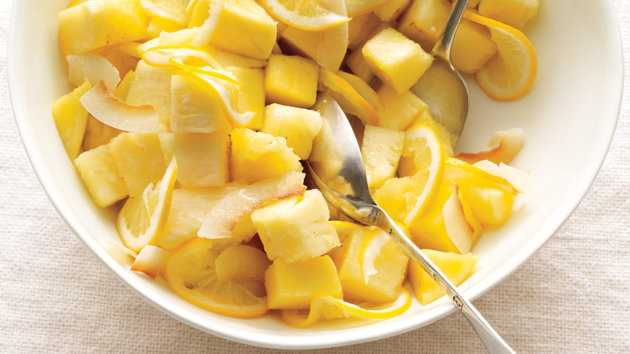 Pineapple, Mango, and Meyer Lemon Salad