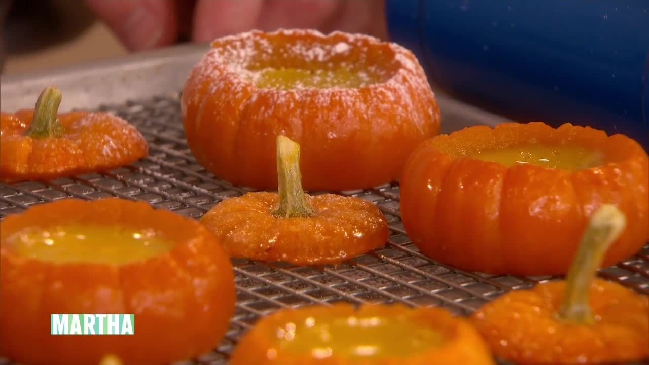 Video: Candied Jack-Be-Little Pumpkins Recipe | Martha Stewart