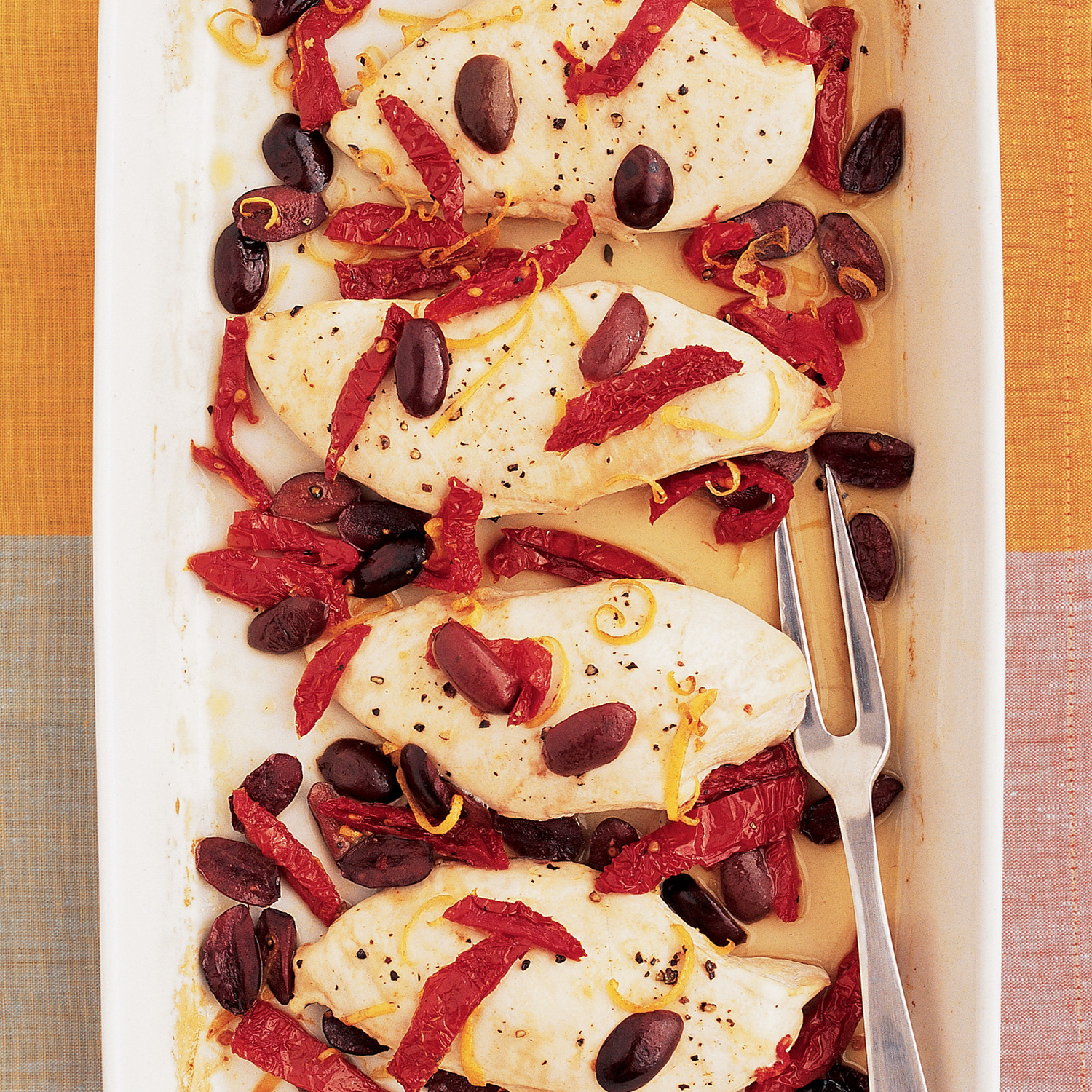 Chicken with Olives and SunDried Tomatoes
