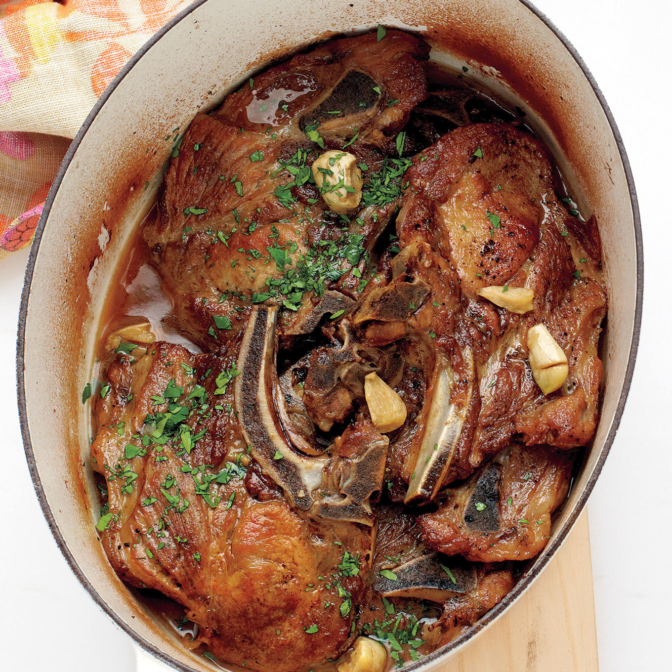 Vinegar-Braised Pork Shoulder Chops