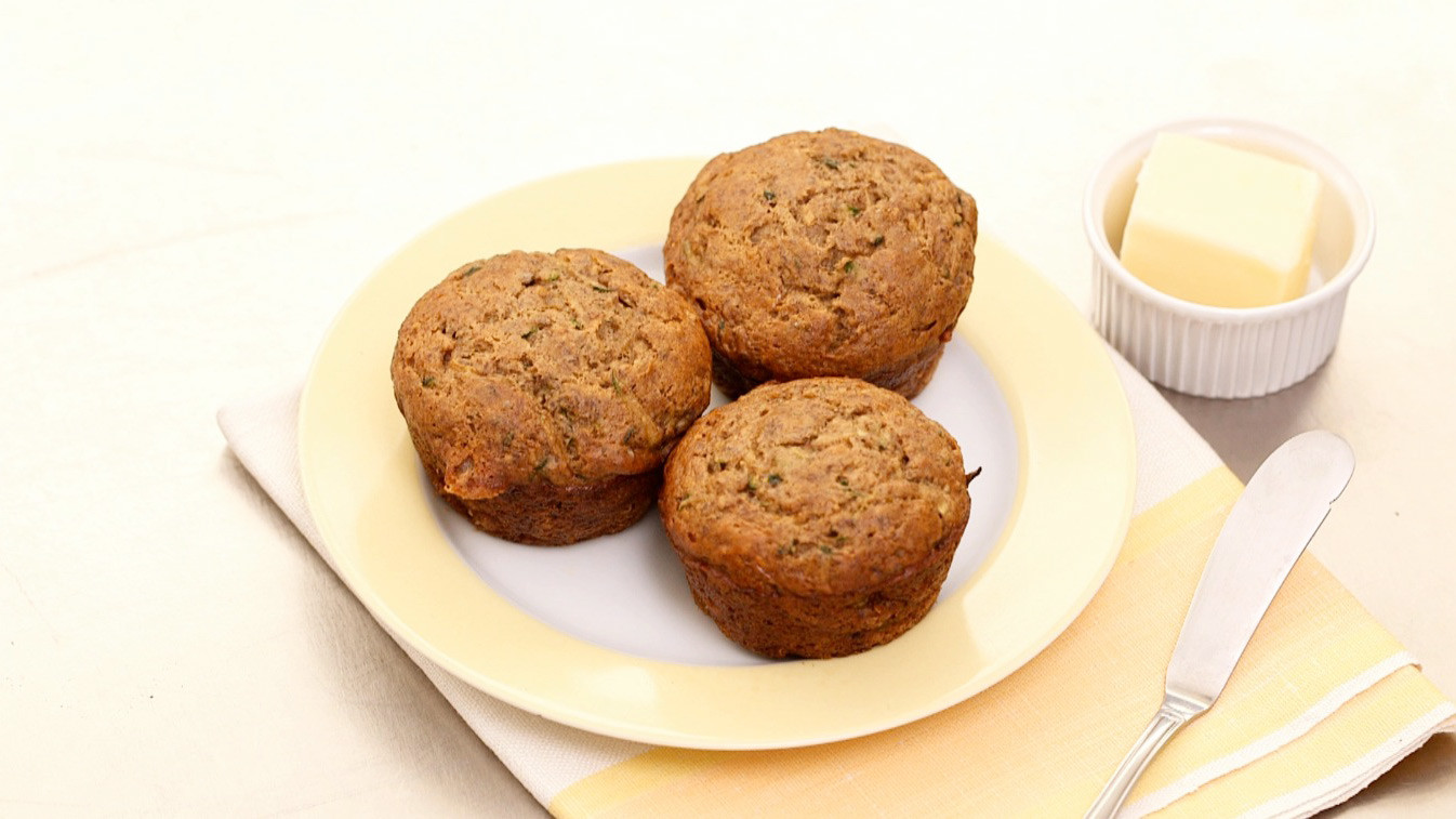 Video ZucchiniBanana Breakfast Muffin Recipe Martha Stewart