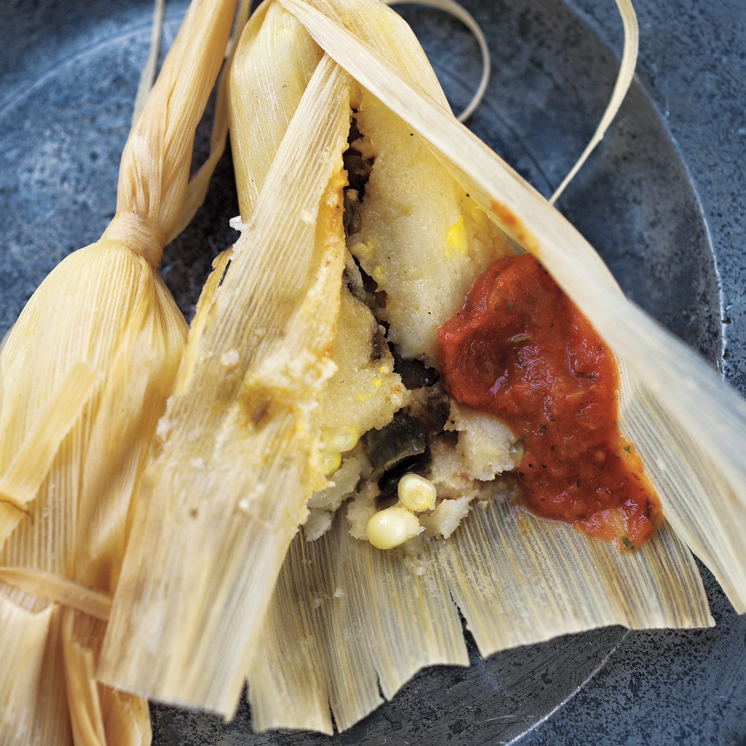 Chicken Tamales with Salsa Roja Recipe Martha Stewart