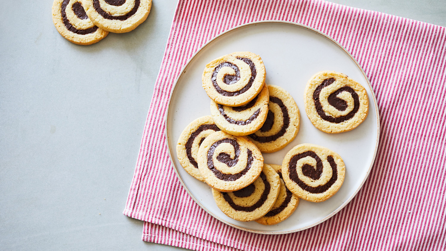 Coconut-Chocolate Pinwheel Cookies