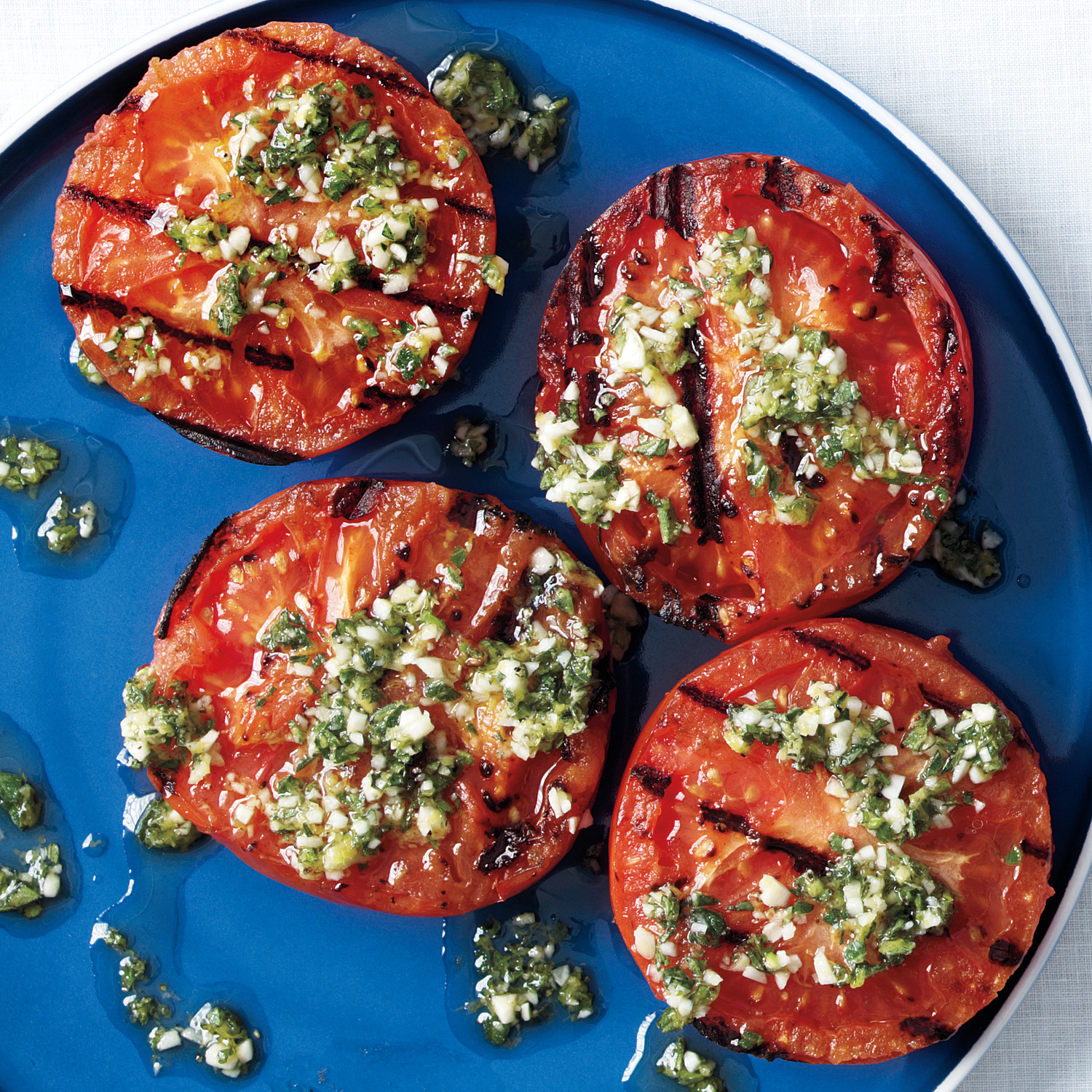Grilled Tomatoes with Oregano and Lemon