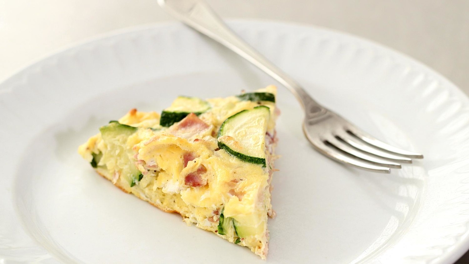 Video Ham, Zucchini and Gruyere Frittata Recipe Martha Stewart