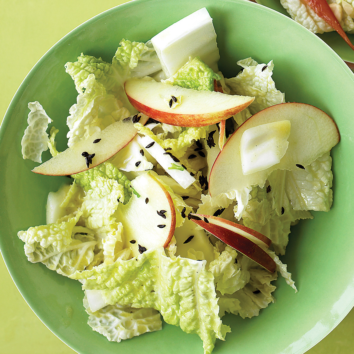 Napa Cabbage Salad with Apples and Caraway Seeds