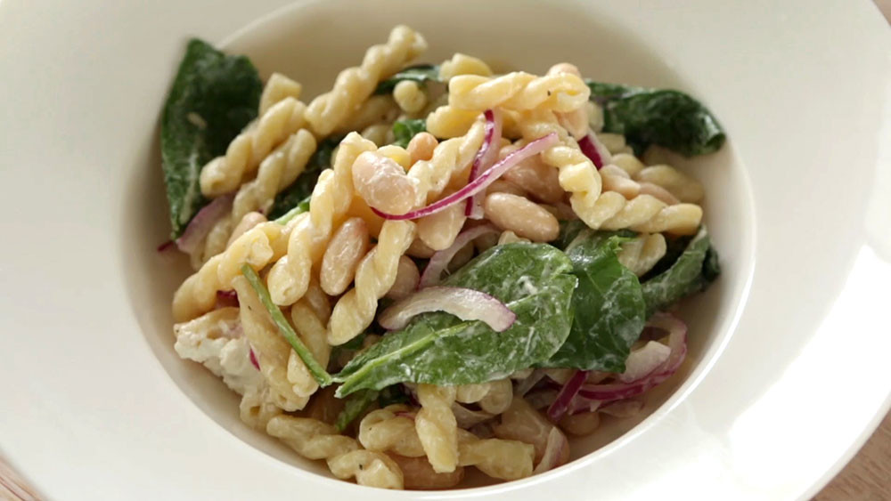 Video: Pasta Salad with Goat Cheese and Arugula | Martha Stewart