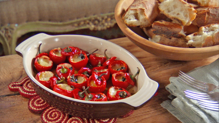 Video: Stuffed Marinated Hot Red Cherry Peppers | Martha Stewart