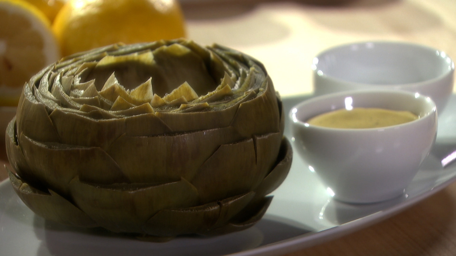Video Martha's Steamed Artichokes with Tarragon Butter Martha Stewart
