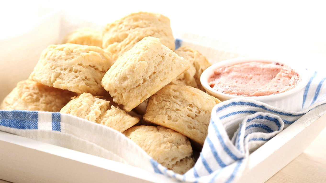Video Buttermilk Biscuits with Strawberry Butter Martha Stewart