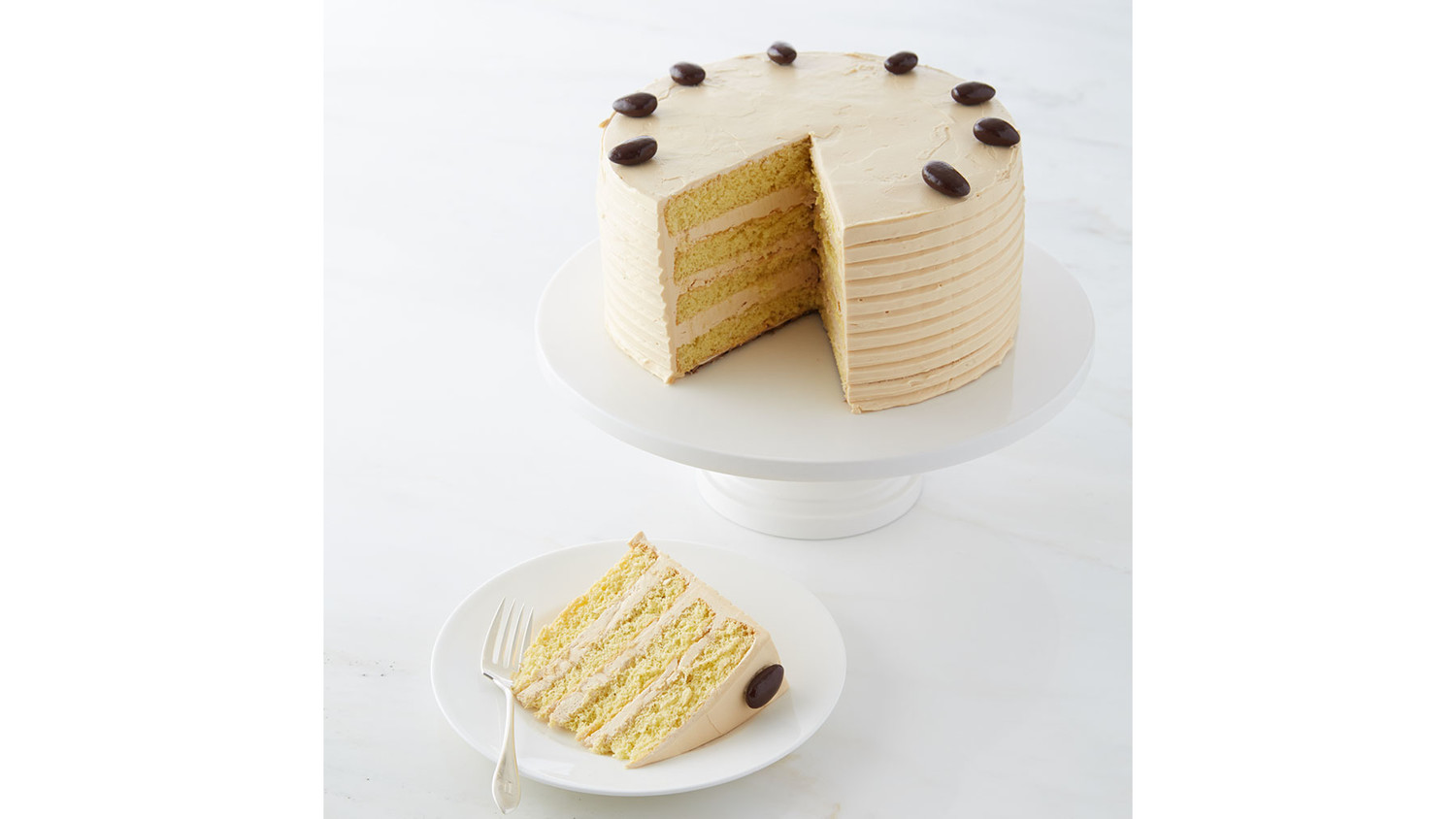 Caramel Buttercream Layer Cake
