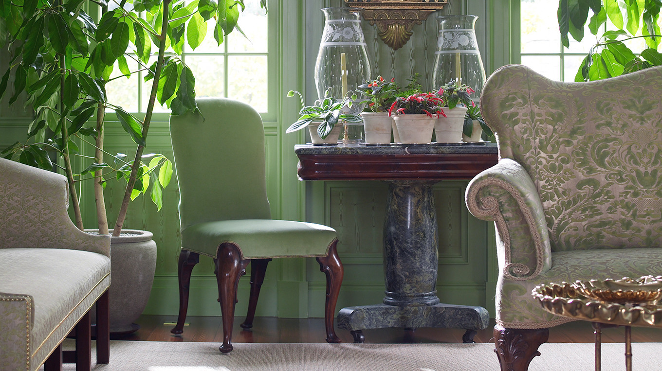 Martha's Green Room in Bedford: 5 Ways She Decorates with Lush Plants