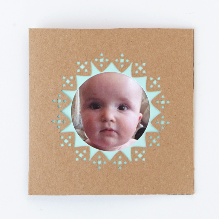 frame border punch photo card martha stewart